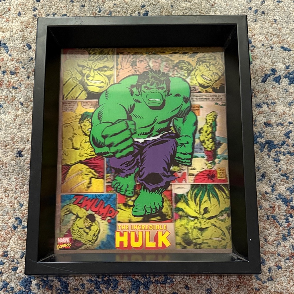 Marvel Hulk Wall Art - Green and Yellow
